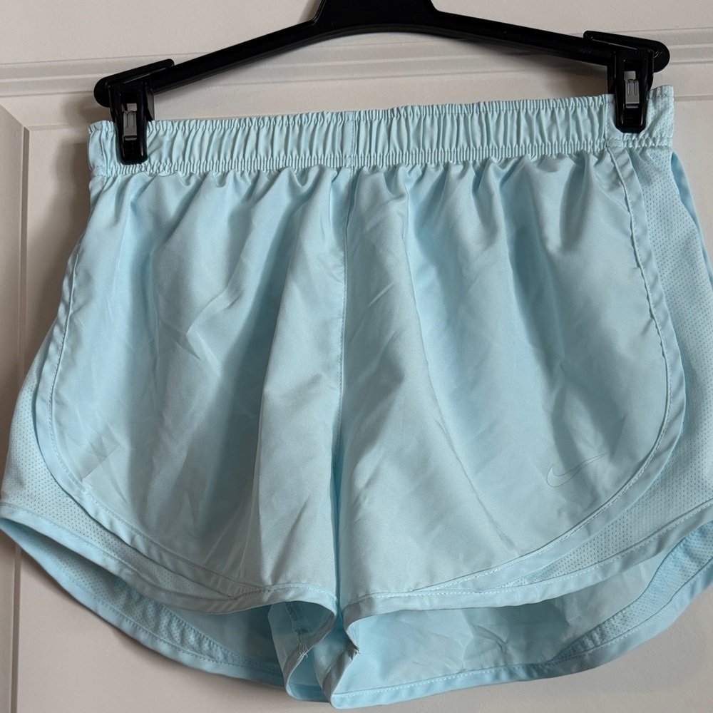 Nike Women's Sky Blue Athletic Shorts
